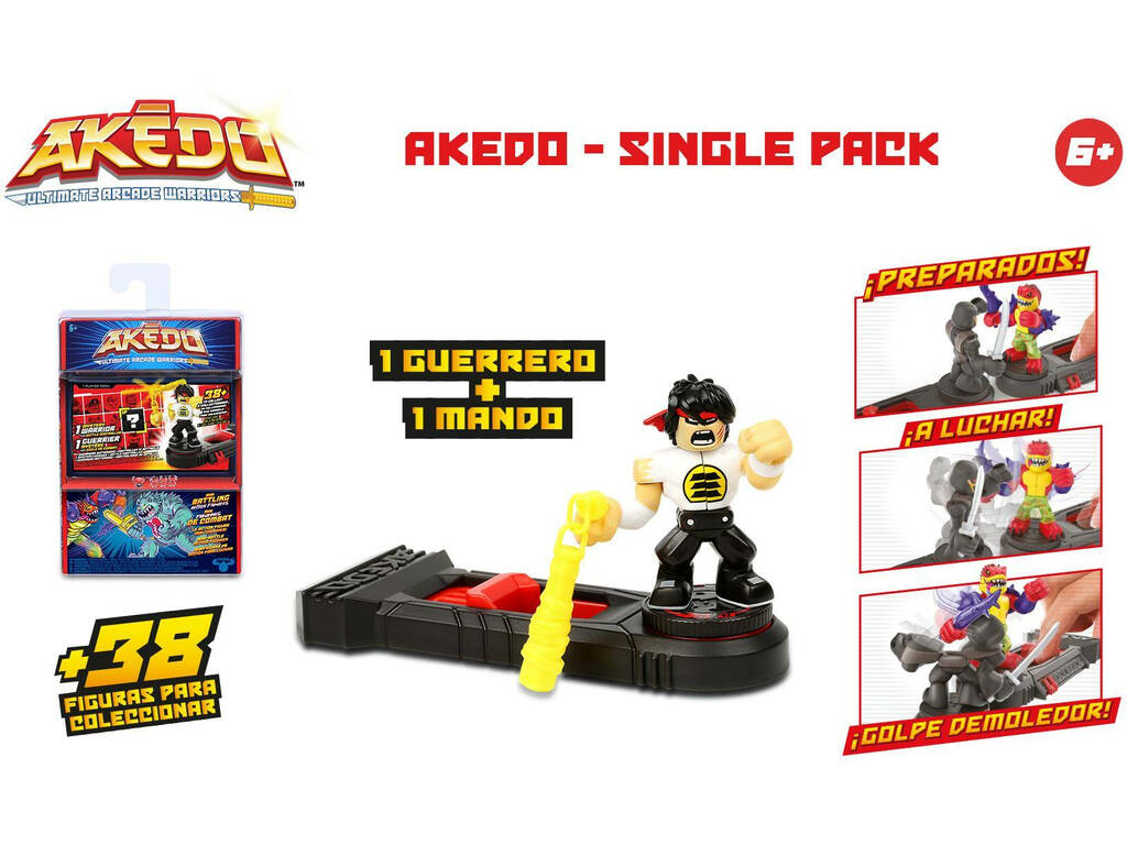 Akedo Single Pack Figura Sorpresa Famosa AKE03000