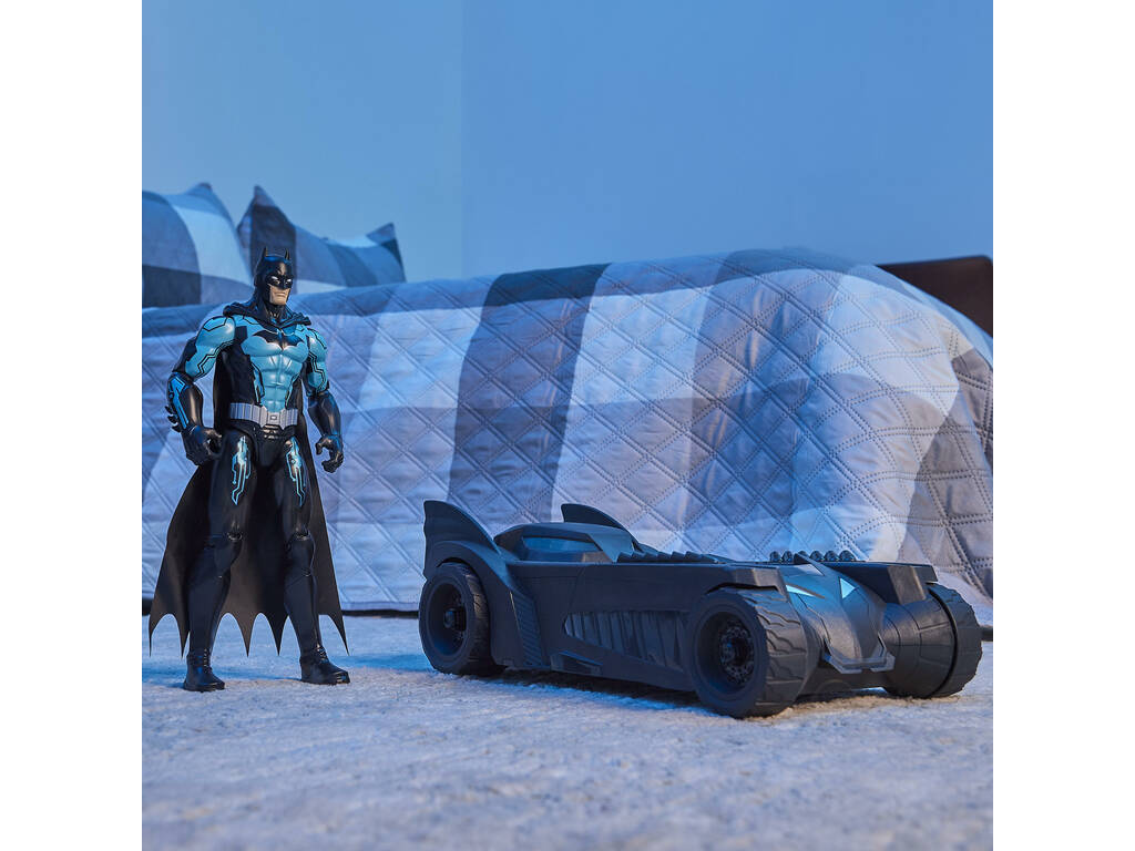 Set Batman Batmobile avec figurine de 30 cm. Spin Master 6058417