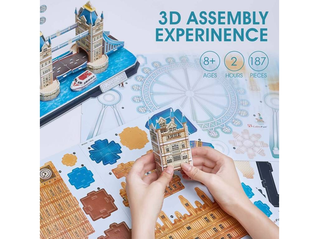 Puzzle 3D City Line Londres