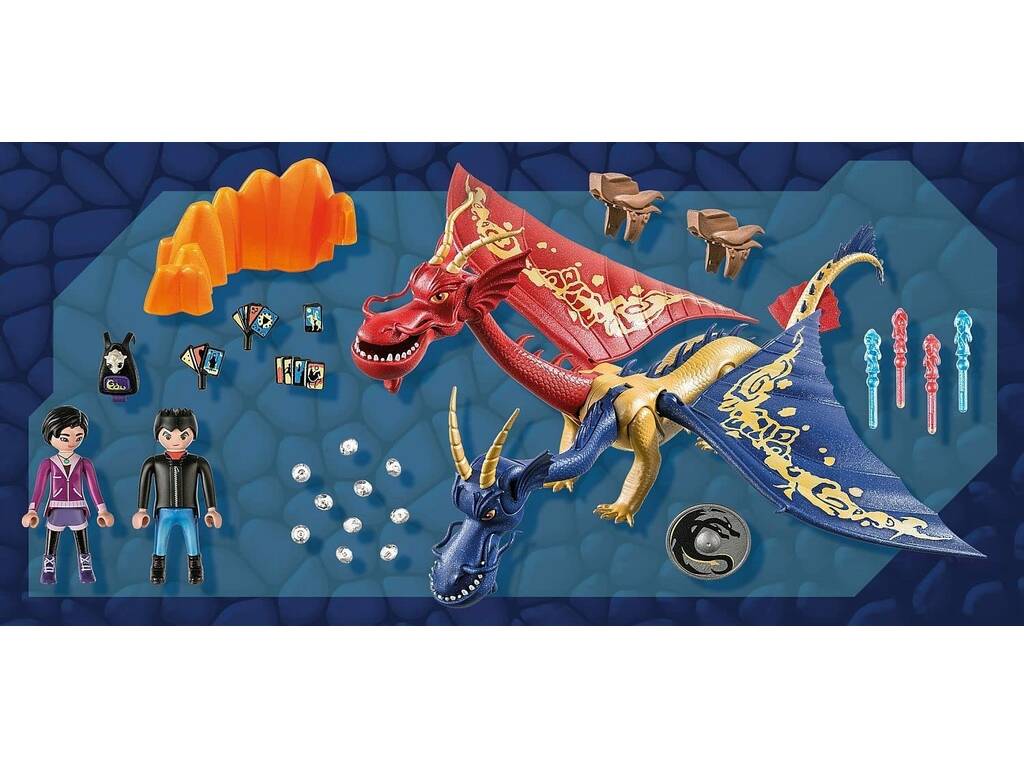 Playmobil Dragons Nine Realms Wu and Wei and Jun 71080