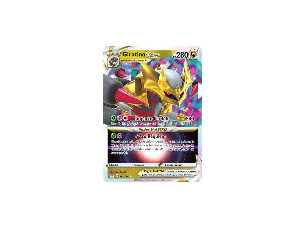 Carta Pokémon Giratina V Astro (131/196) Origem Perdida