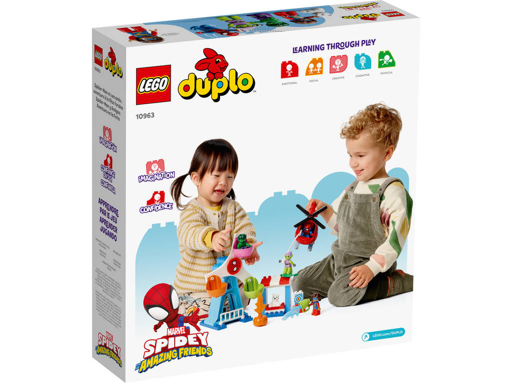 Lego Duplo Marvel Heroes Spiderman y sus Amigos Aventura en la Feria 10963