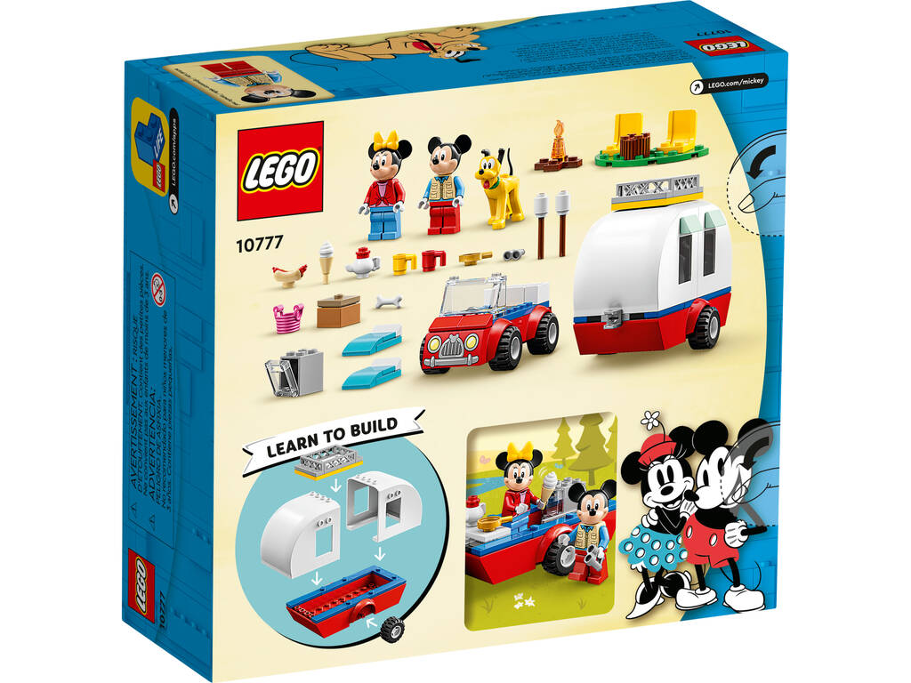 Lego Disney Il viaggio in campeggio di Topolino e Minnie 10777