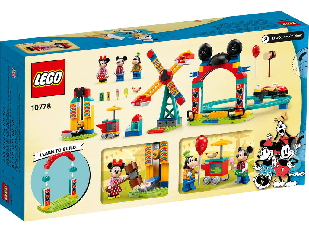 Lego Disney Mickey, Minnie e Goofy's Fairground Fun 10778
