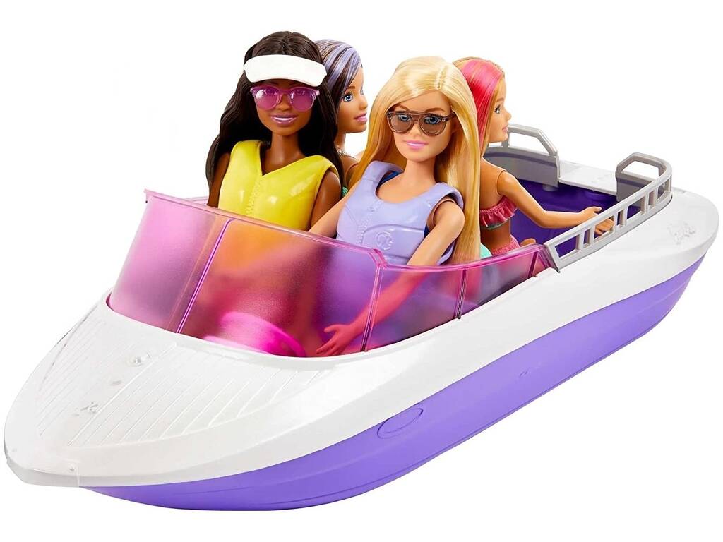 Barbie Mermaid Power Barco com Bonecas Mattel HHG60