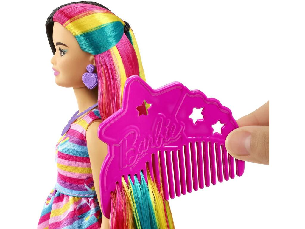 Barbie Totally Hair Pêlo Extralongo Corazão Mattel HCM90