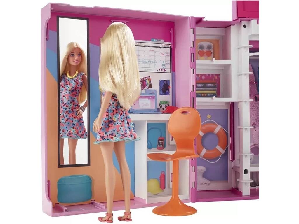 Barbie Armario de Ensueño con Muñeca y Accesorios Mattel HGX57