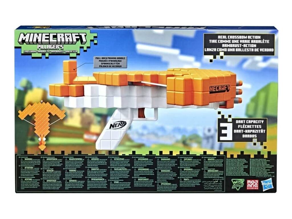 Nerf Minecraft lanceur d'arbalète Hasbro F4415