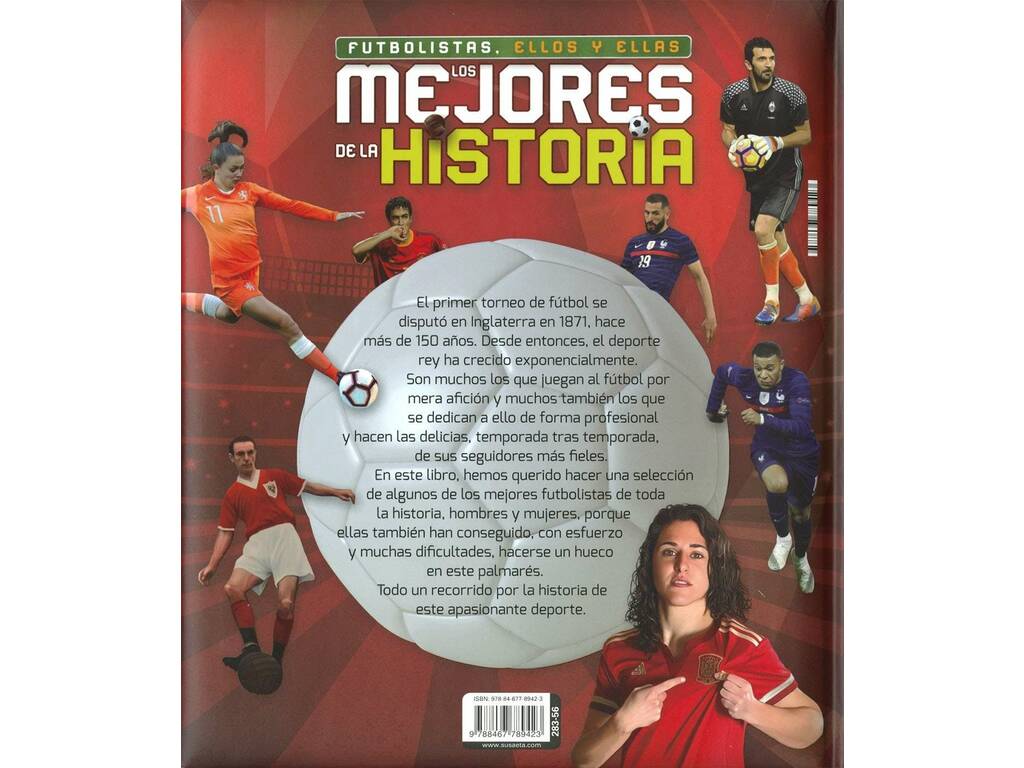 Grands livres Footballeurs, eux et eux Les meilleurs de l'histoire Susaeta S0283056