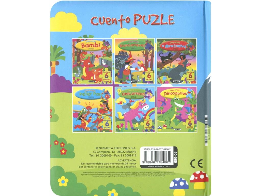 Conto Puzzle Dinossauros de Susaeta S0690006