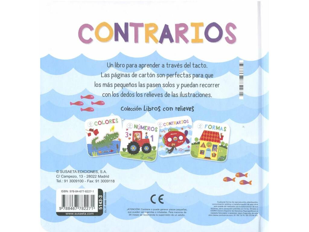 Libros con Relieve Contrarios Susaeta S5143003