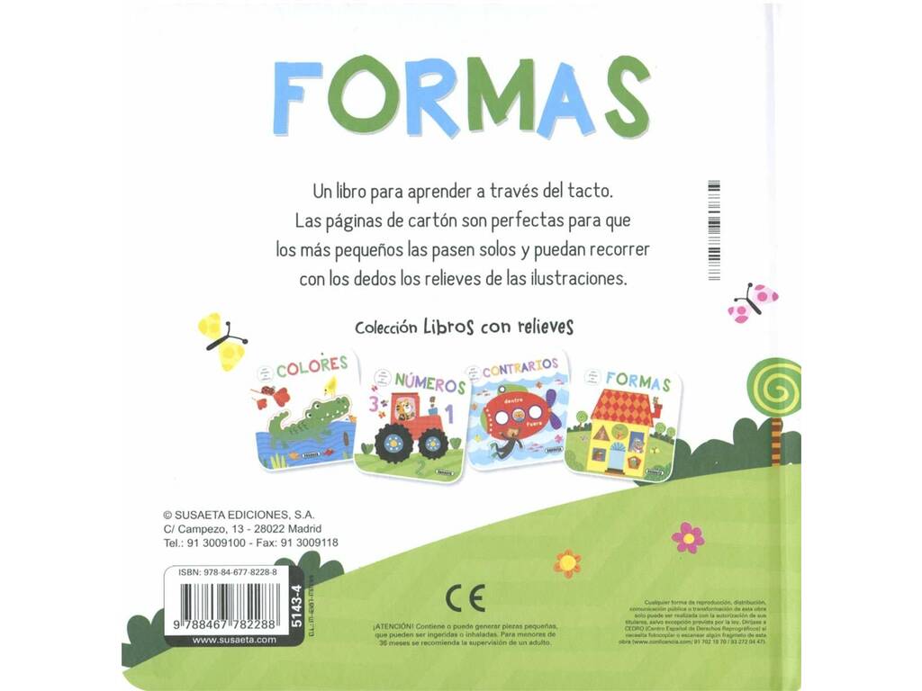 Libros con Relieve Formas Susaeta S5143004