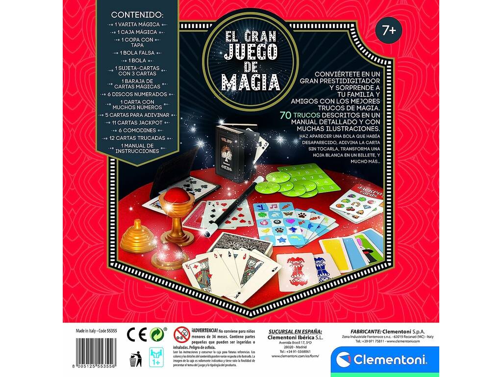 O Grande Jogo De Magia Clementoni 55355