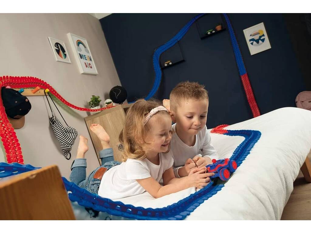 Spiderman Piste Flextreme Set Spidey And his Friends Smoby 7600180918