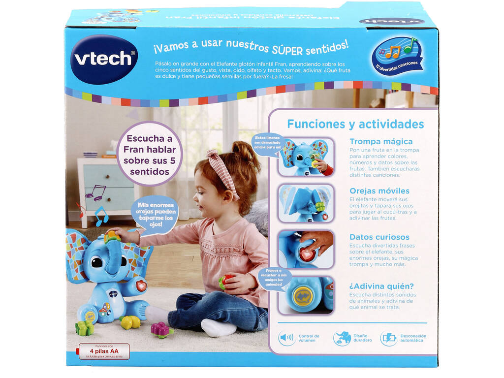 Elefante Fran Goloso per bambini VTech 552722