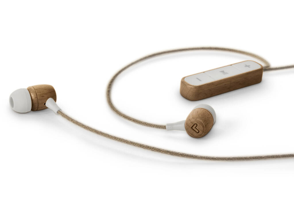 Kopfhörer Earphones Eco Bluetooth Beech Wood Energy Sistem 45239