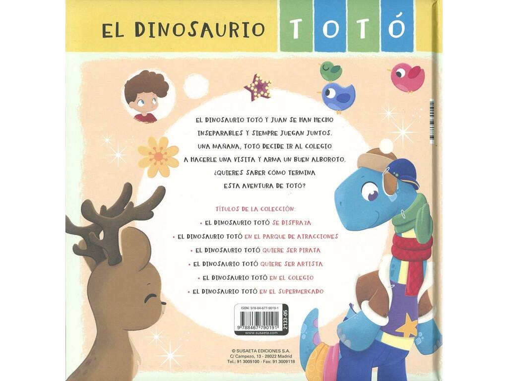 O Dinossauro Totó Na Escola Susaeta S2133005