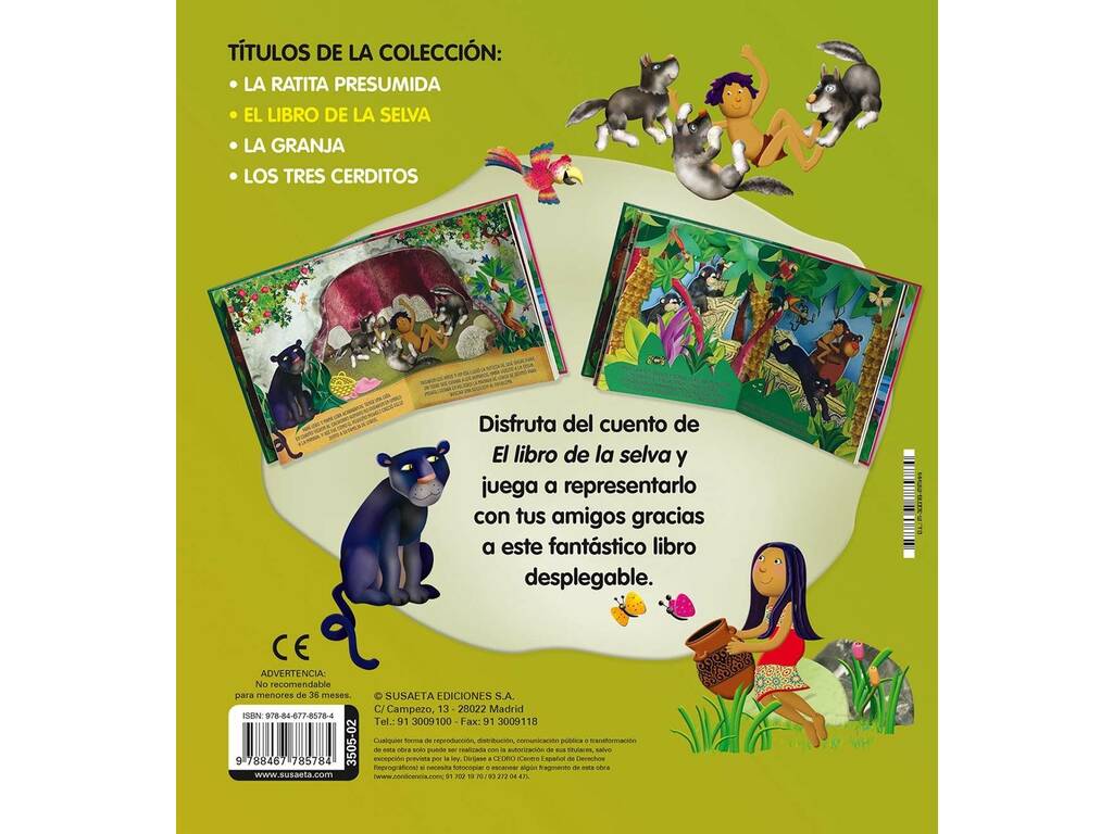 Le Livre de la Jungle Jeu Susaeta S3505002