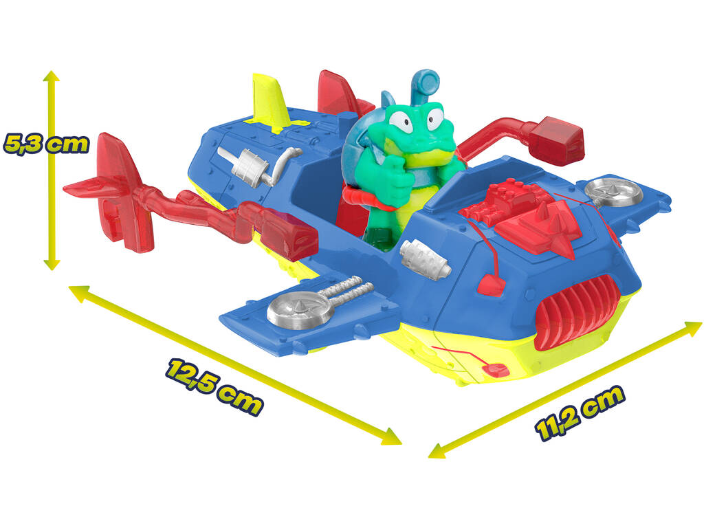 Metazells Veículo Collector Plane Azul IMC Toys 910218