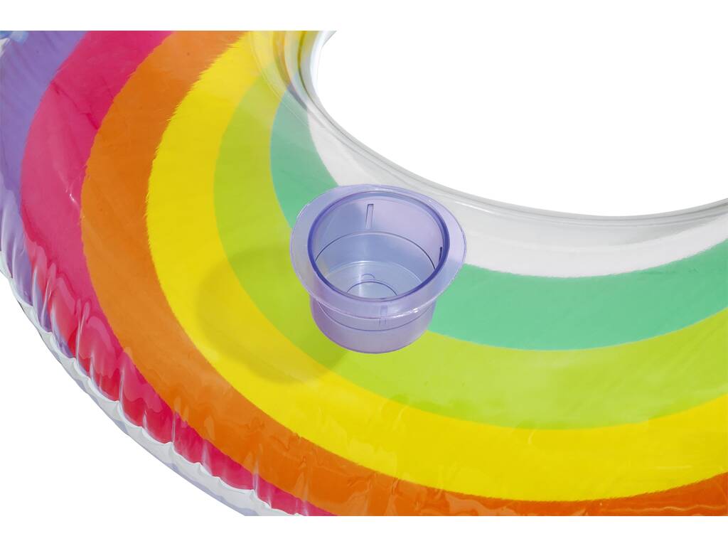 Flotador Hinchable Rainbow Dreams Swim Tube de 107 cm. Bestway 43647