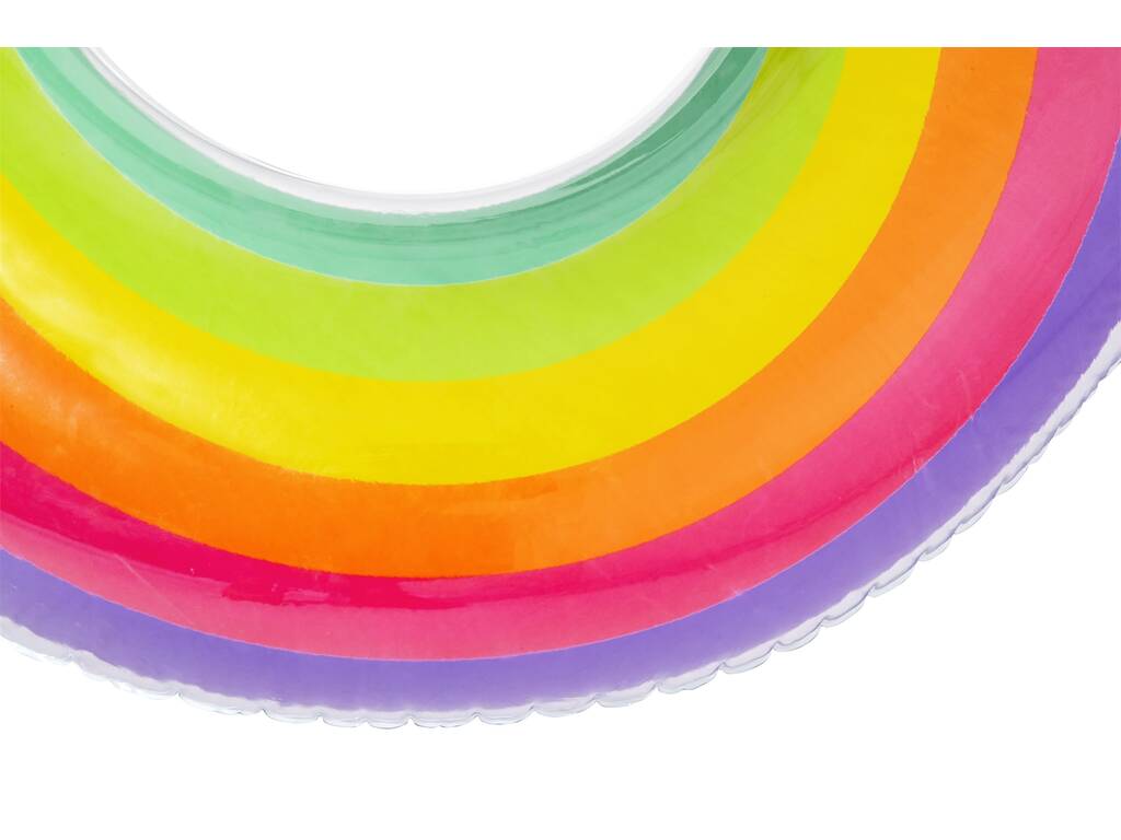 Flotteur gonflable Rainbow Dreams Double Swim Tube 186x116 cm. Bestway 43648