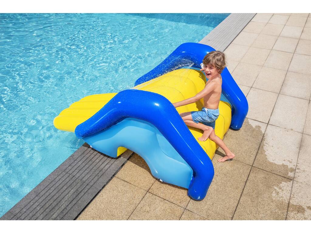 Jeu Gonflable Aquatique - Toboggan pour piscine - Air et Volume