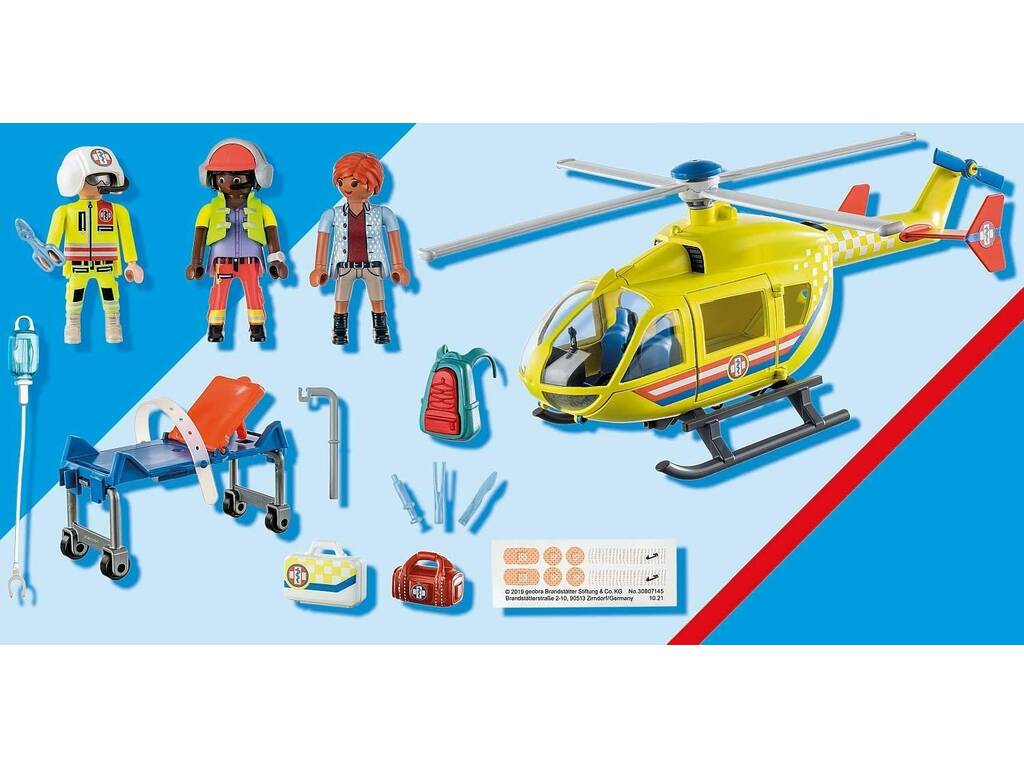 Playmobil City Life Elicottero di soccorso 71203