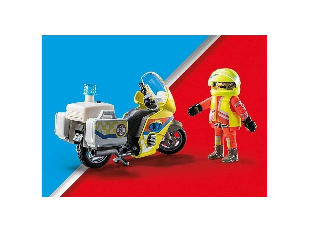 Playmobil City Life Moto de Emergencias com Luz Intermitente 71205