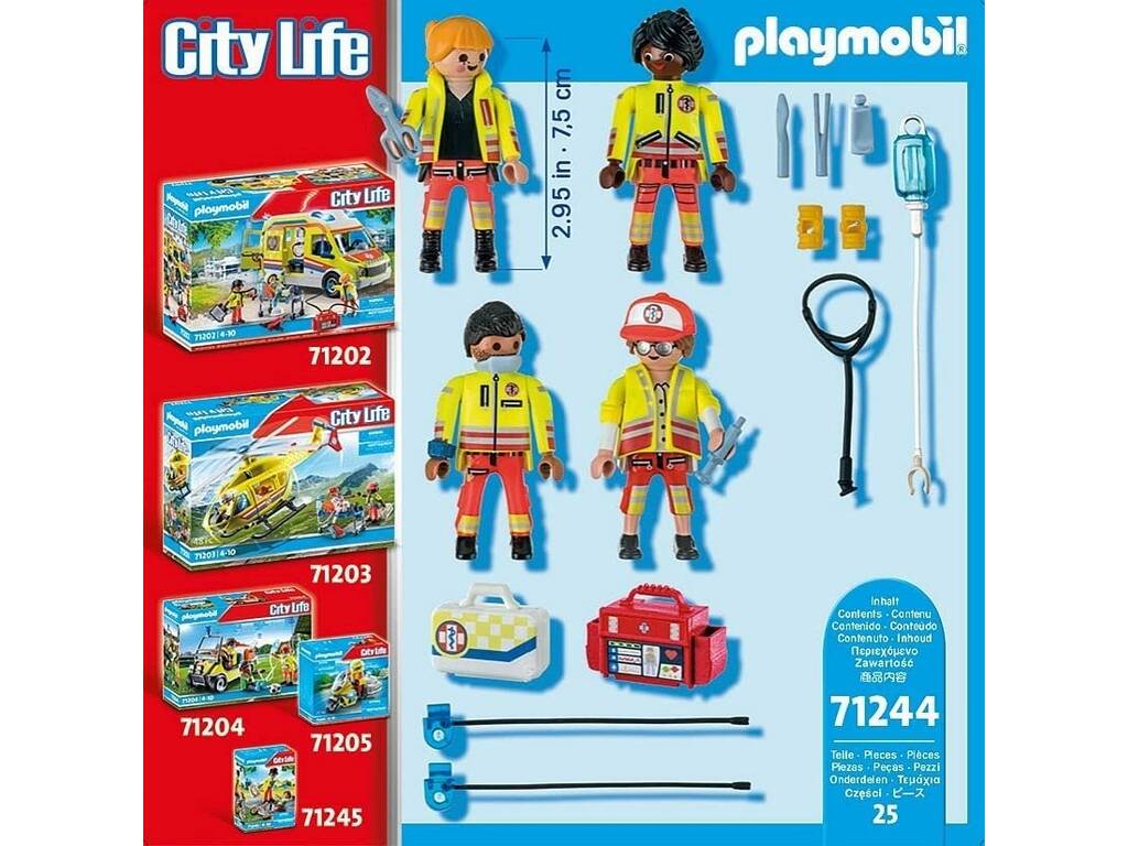 Playmobil City Life équipe de sauvetage 71244