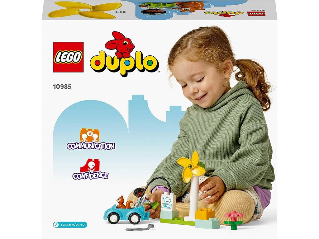 Lego Duplo Aerogenerador e Carro Eléctrico 10985