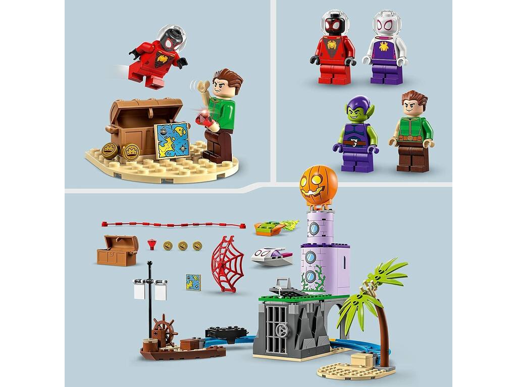 Lego Marvel Team Spidey im Green Goblin Lighthouse 10790