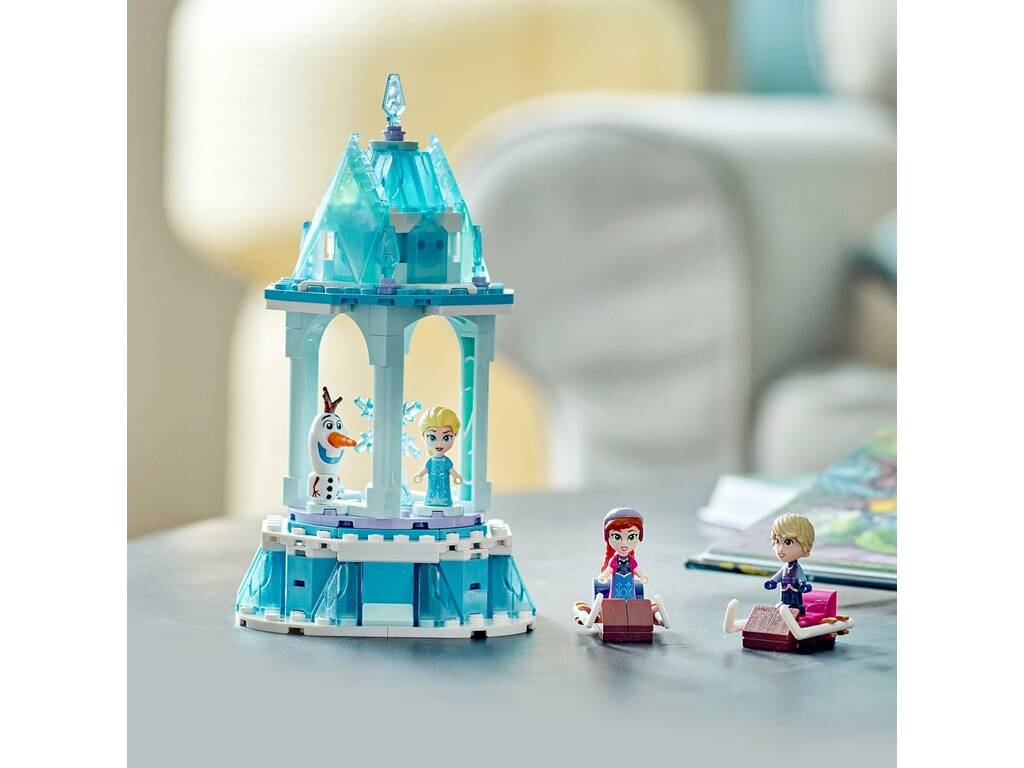 Lego Disney Frozen La giostra magica di Anna ed Elsa 43218