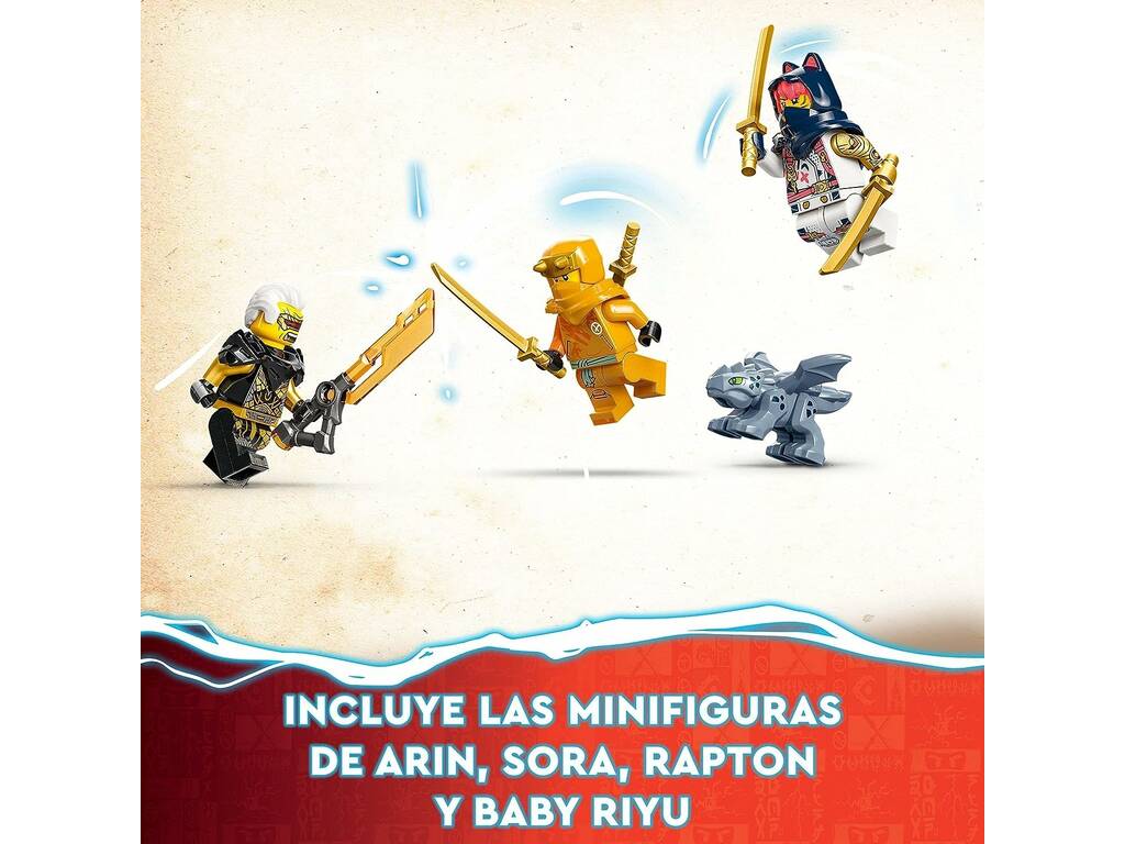 Lego Ninjago Verwandelbares Rennmotorrad in Soras Mekka 71792