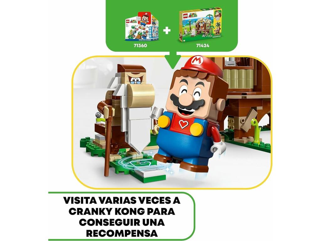 Lego Super Mario Set de Expansão: Casa da árvore de Donkey Kong 71424