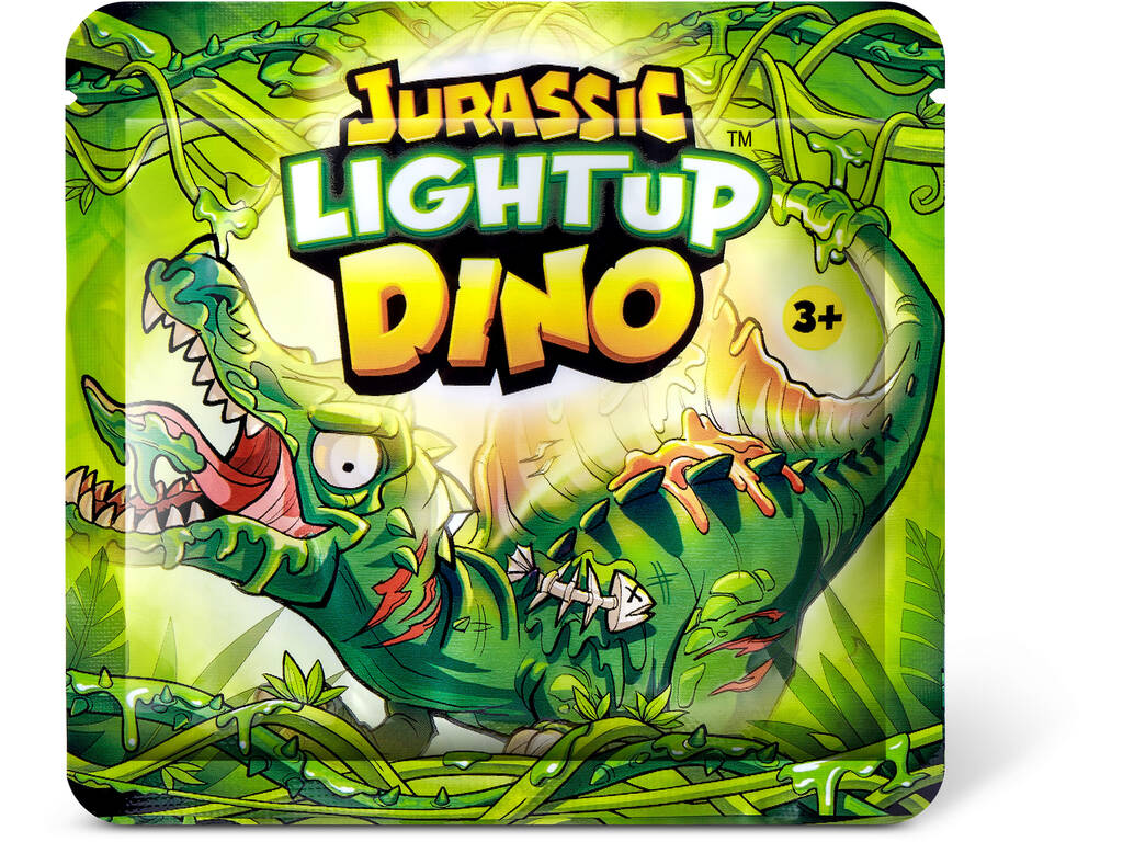 Smashers Dino Jurassic Lightup Dino Huevo Sorpresa Bizak 62367417