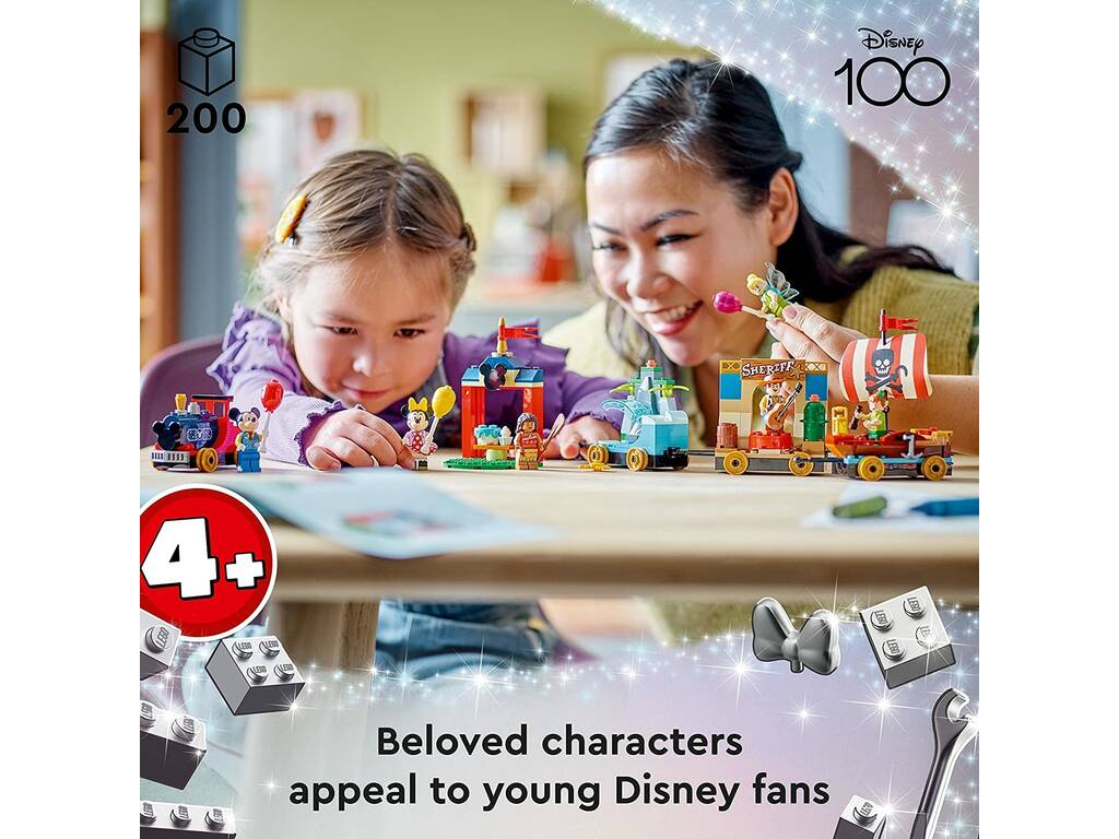 Lego Disney Tren Homenaje a Disney 43212