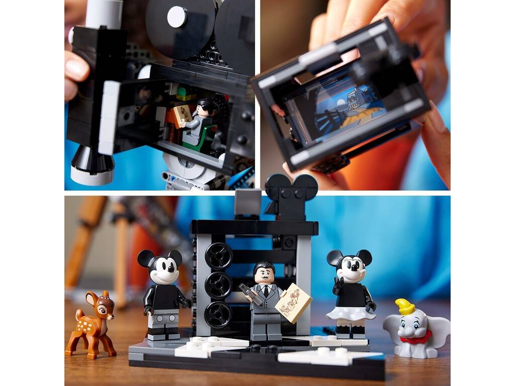 Comprar Set para construir Cámara en Homenaje a Walt Disney 100 Aniversario  LEGO Disney · LEGO · Hipercor