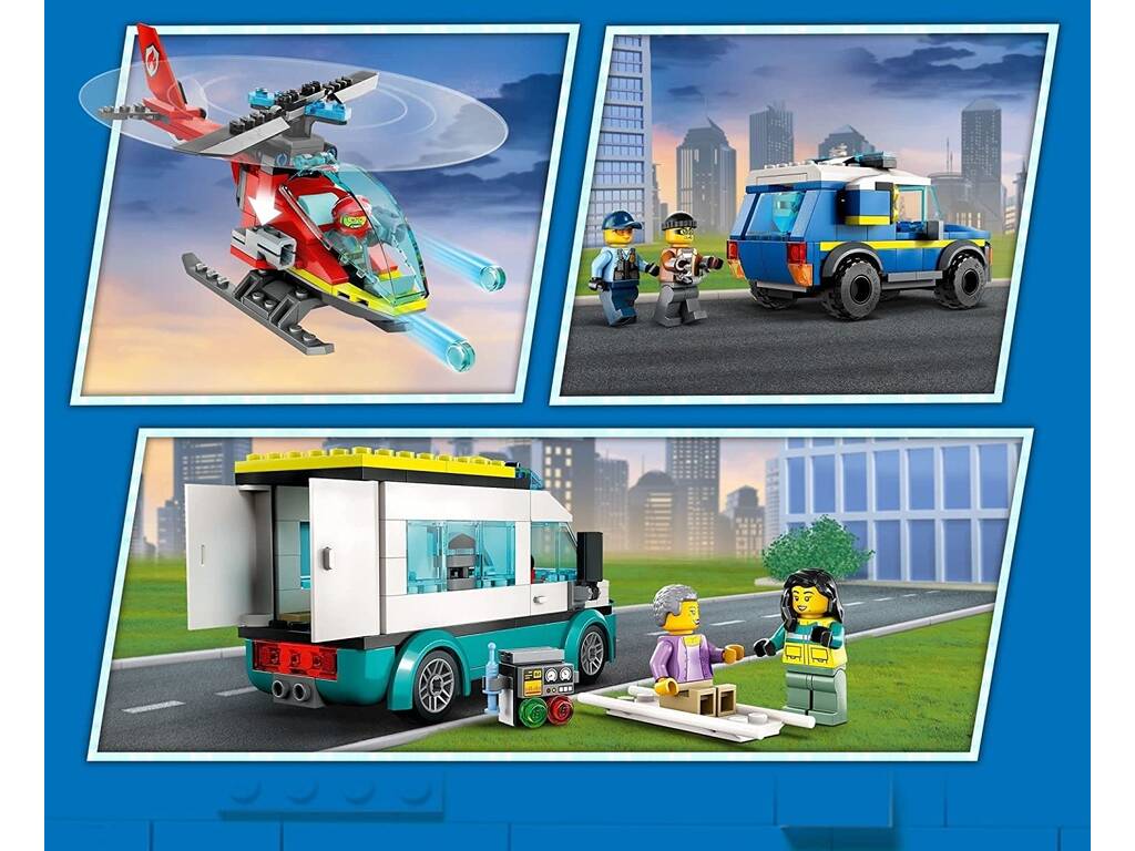 Lego City Police Centro veicoli d'emergenza 60371