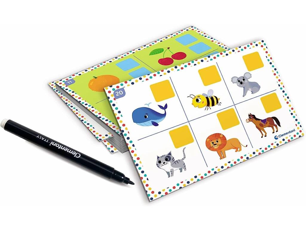 Valigetta gioco magnetico educativo alfabeto e animali Clementoni 55492