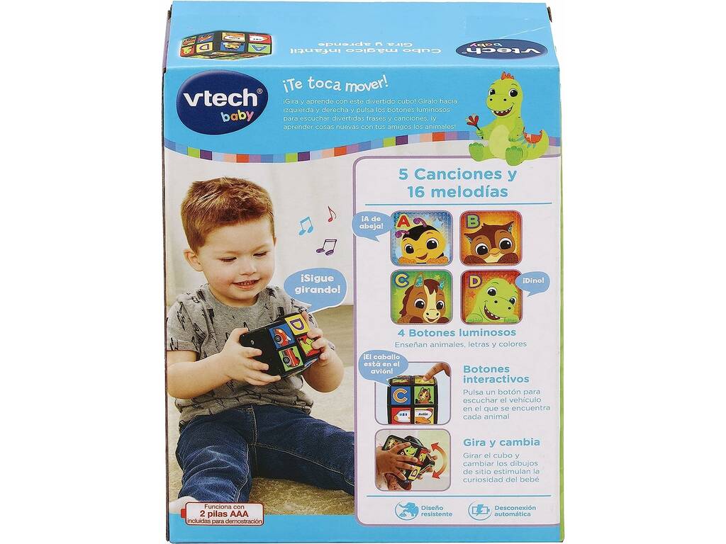 Cubo Magico per Bambini Gira e Impara da Vtech 558422