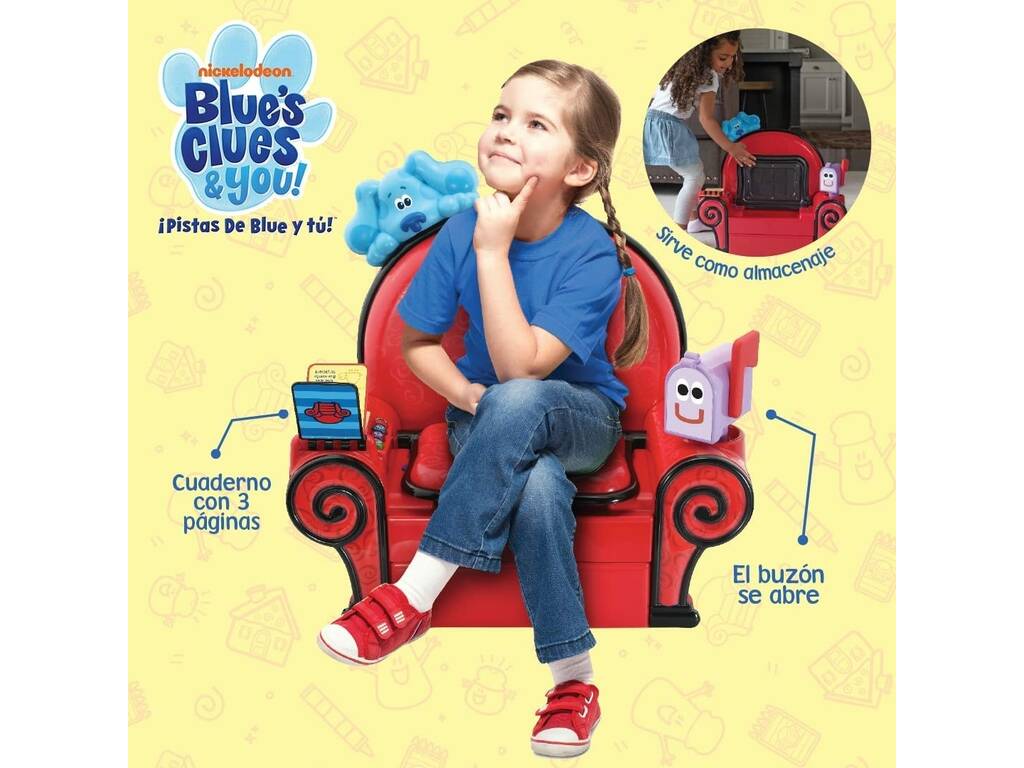 Le tracce di Blu e te La sedia pensante Gioca e impara con Blu Vtech 610422