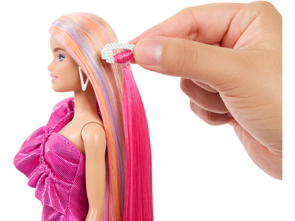 Barbie Muñeca Totally Hair Mattel HKT96