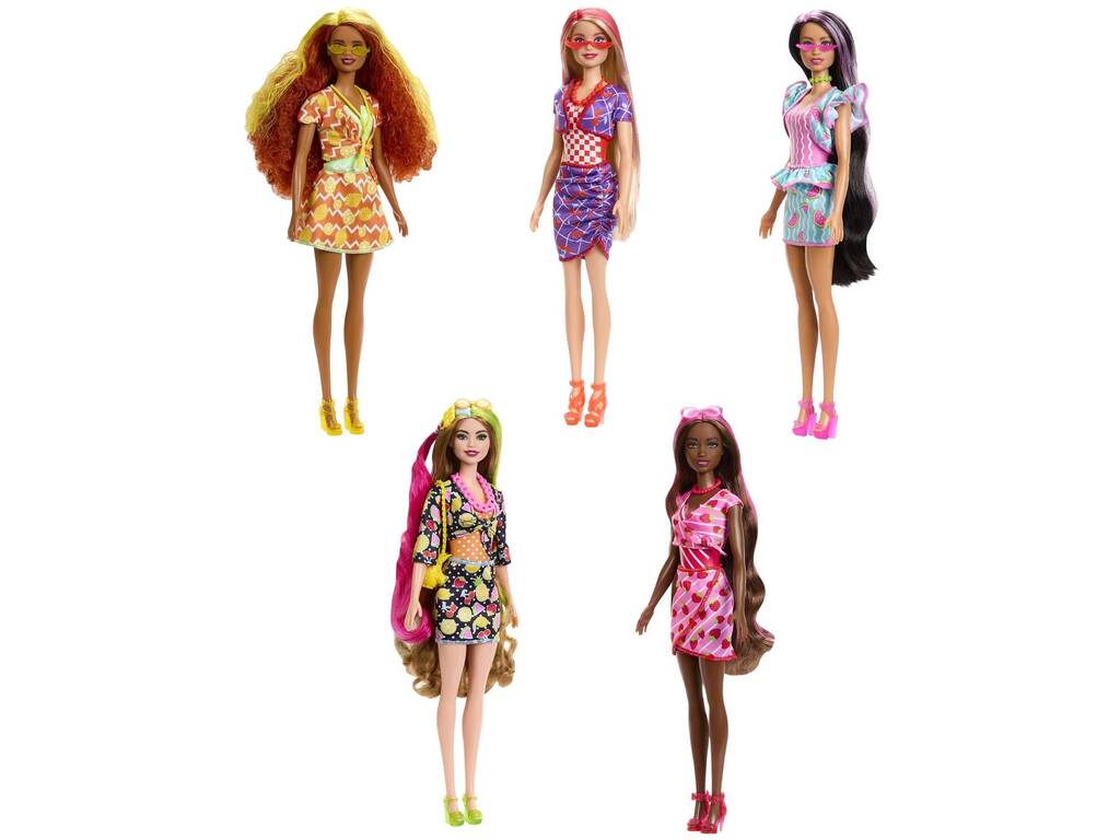 Barbie Color Reveal Serie Frutas Dulces Mattel HJX49