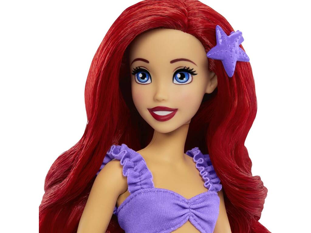 Princesas Disney Muñeca Ariel de Sirena a Princesa Mattel HMG49
