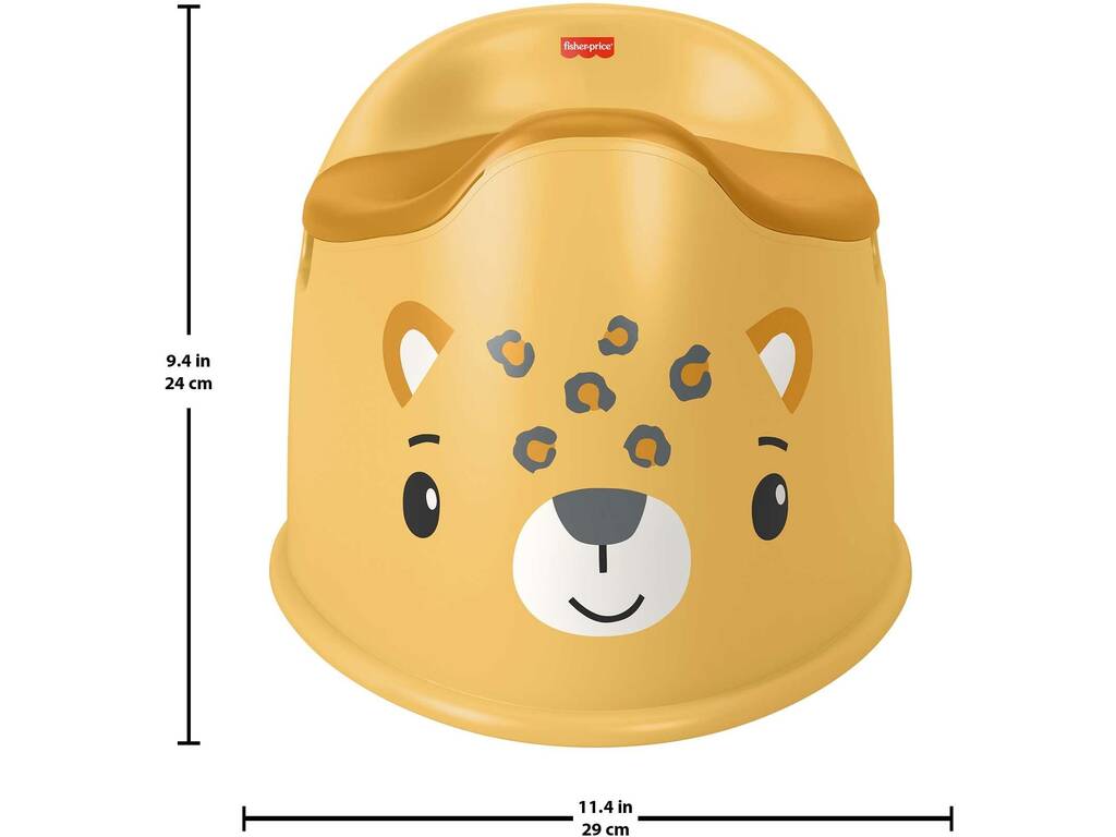 Fisher Price Urinal de Leopardo Mattel HNX61