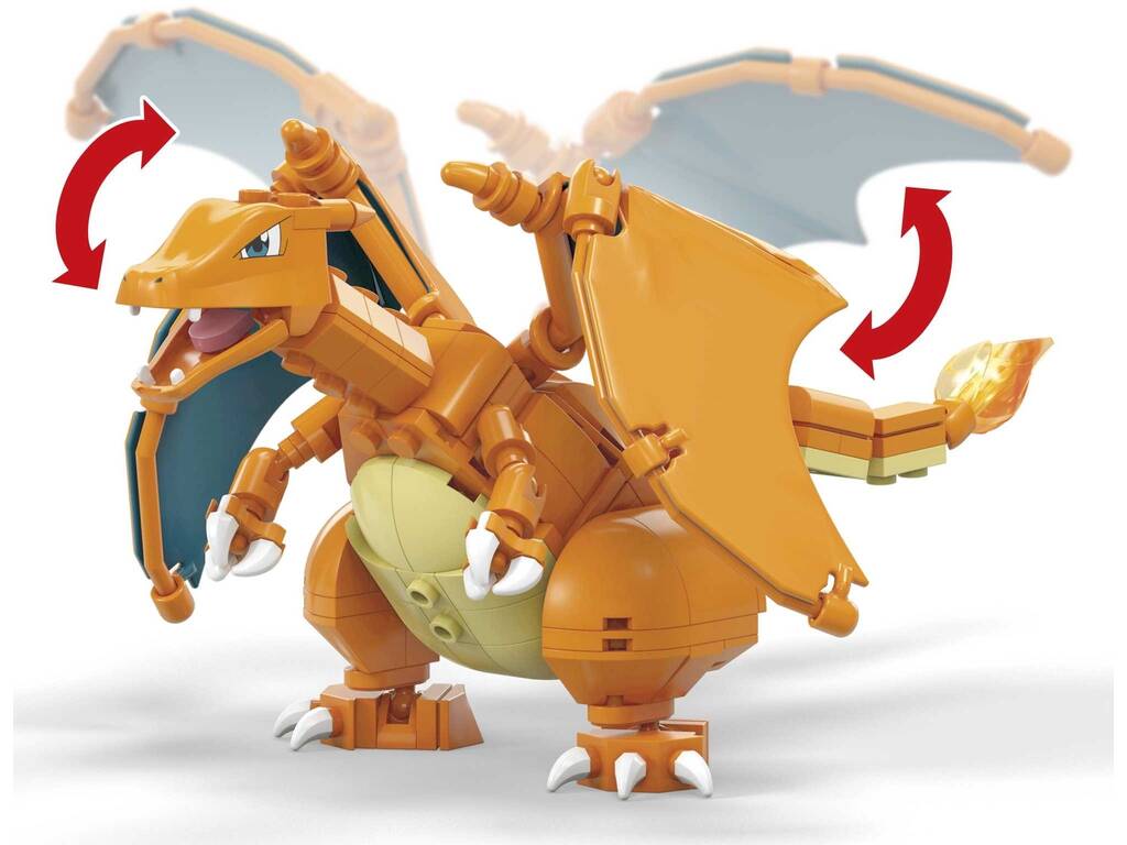 Pokémon Mega Figura Charizard Mattel GWY77