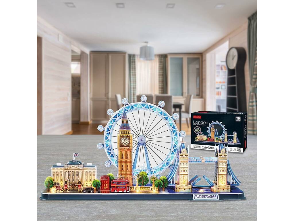 3D-Puzzle City Line Led London World Brands MN803191