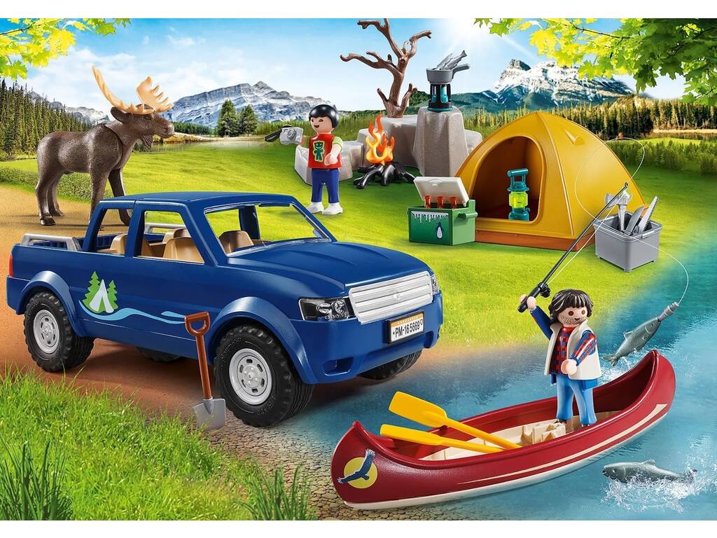 Playmobil Wild Life Club Set da campeggio Playmobil 5669