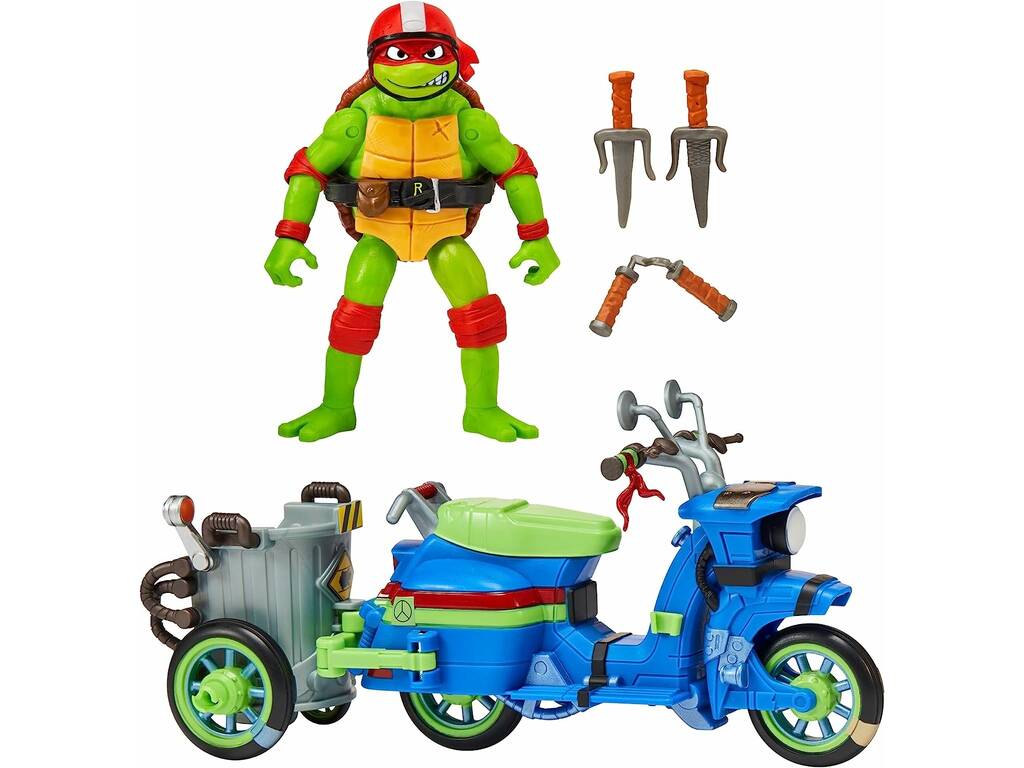 Ninja Turtles Chaos Mutant Fahrzeug mit berühmter Figur TU803000