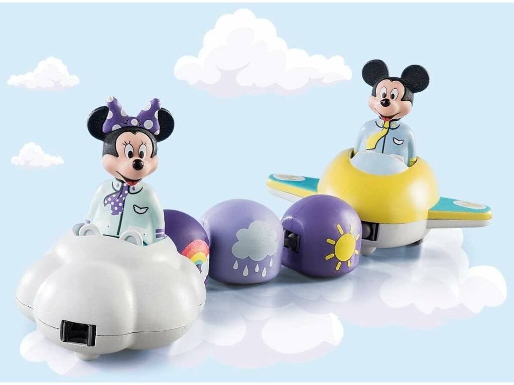 Playmobil 1,2,3 Disney Mickey And Friends Tren Nube 71320